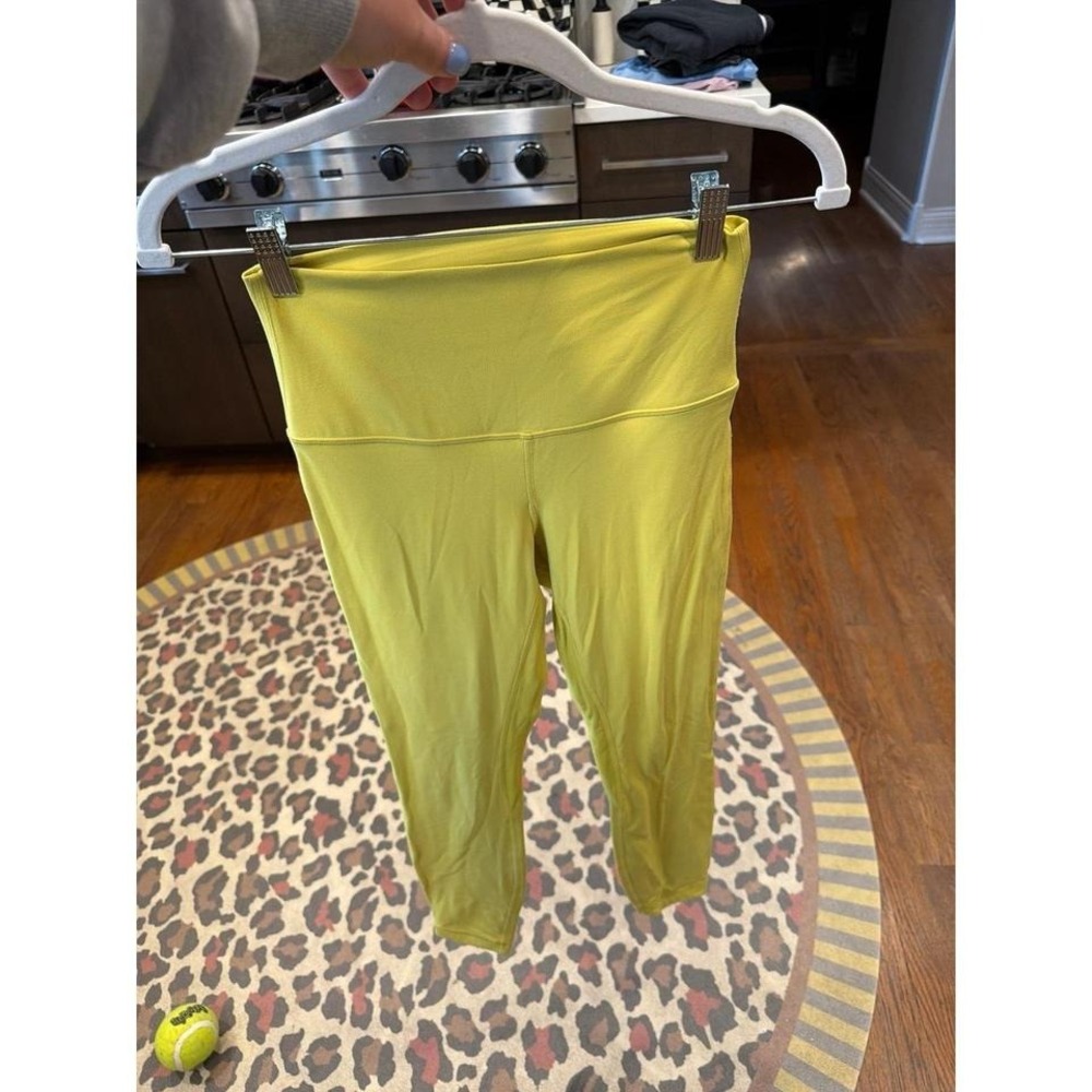Lululemon Align Pant 25" Yellow Pear womens 6